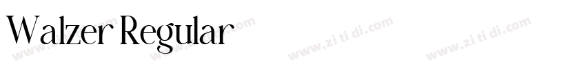 Walzer Regular字体转换